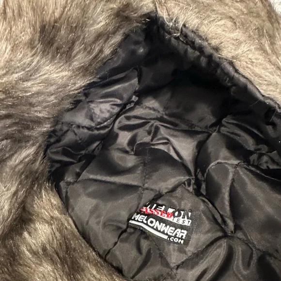 Melonwear Seattle Marines Faux Fur Trapper Hat Quilted Lining - Picture 5 of 7